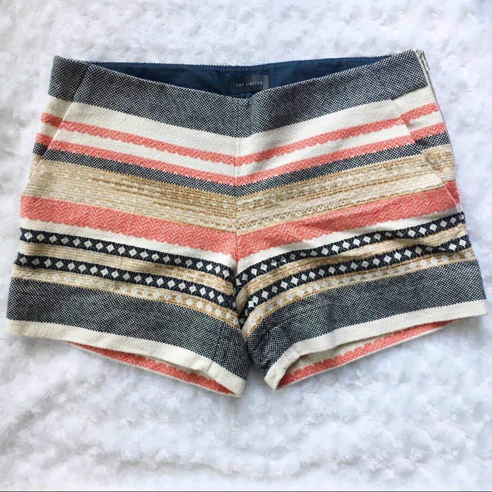 The Limited Tribal Tapestry Shorts